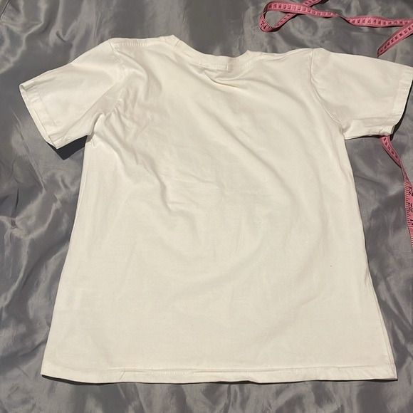 Prada logo mens Cream / white Tee. Size Small. 100% cotton. - Picture 6 of 6